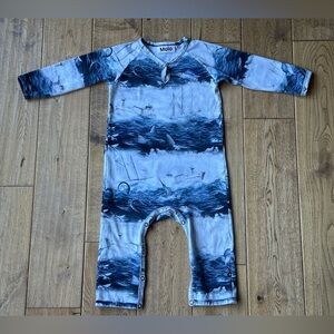 Molo Printed One Piece Romper size 12 Months